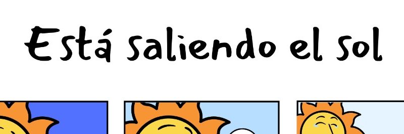 Está saliendo el sol